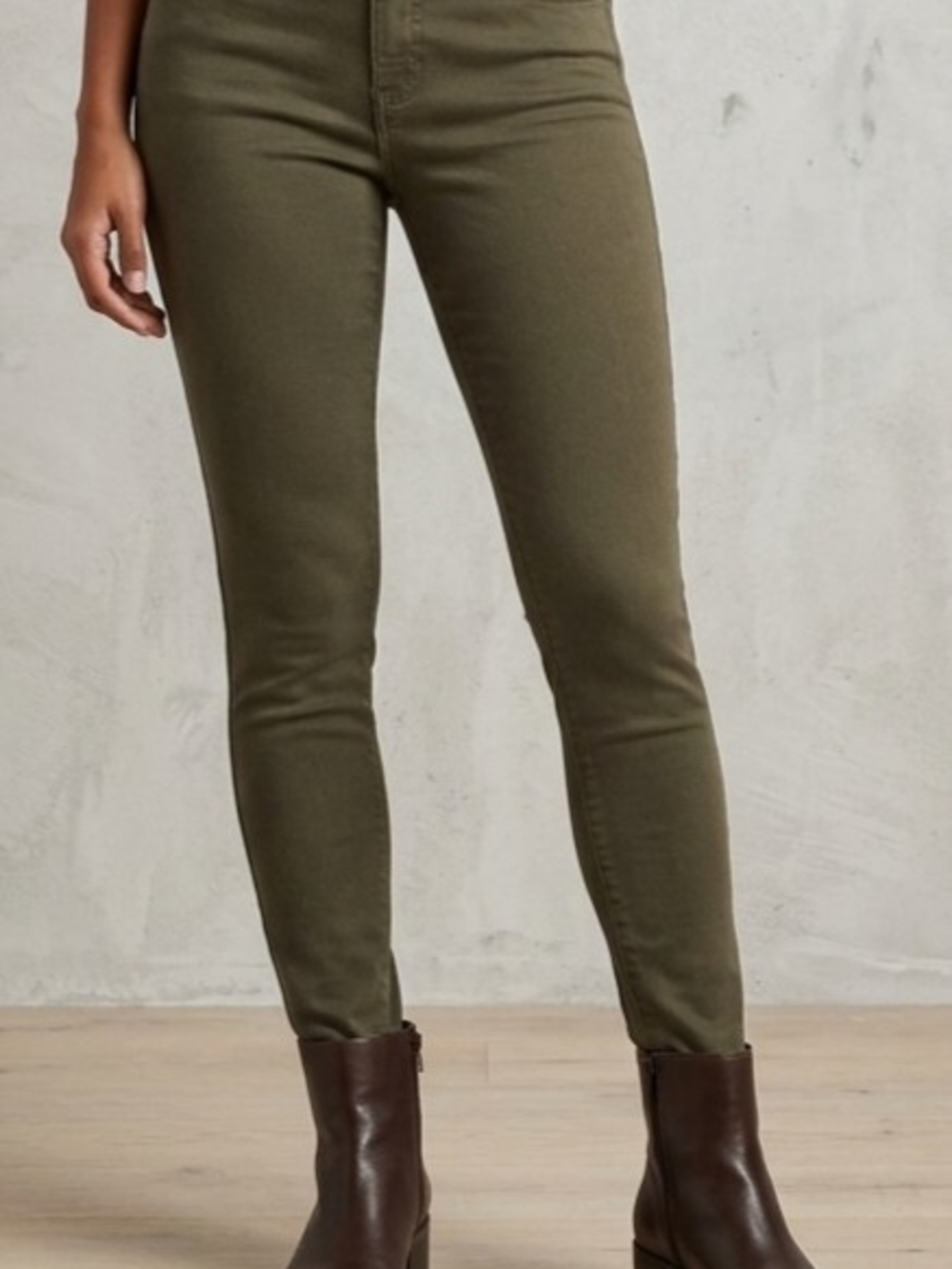 KUT from the Kloth Olive Green Skinny Jeans